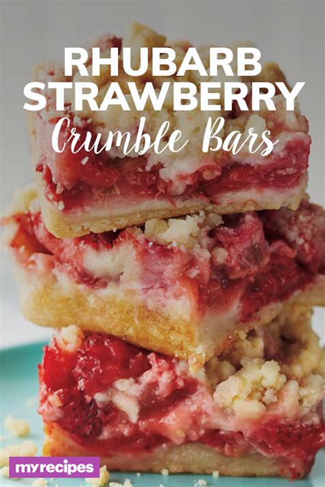 Strawberry Rhubarb Crumble Bars Recipe Artofit