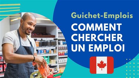 Comment Chercher Un Emploi Guichet Emplois YouTube