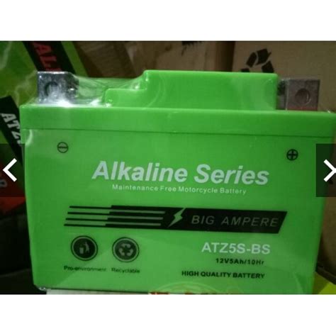 Jual Aki Kering Motor Alkaline Gtz S Versi Asli Original Shopee