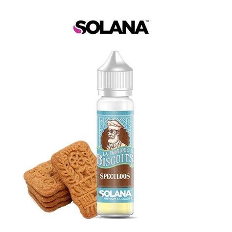 E liquide Biscuit Spéculoos La Fabrique à Biscuit Solana à pas cher 50ml