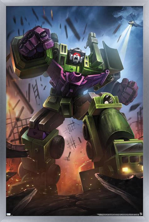 Hasbro Transformers - Devastator Wall Poster, 22.375" x 34" Framed ...