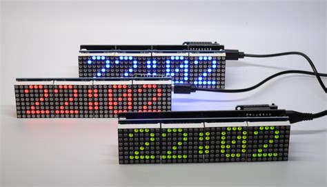 Gallery Diy Esp8266 Led Matrix Clock Kit