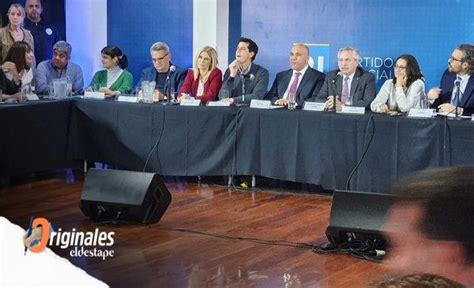 Alberto Fernández Se Sumó A La Reunión Del Pj Nacional Donde Se