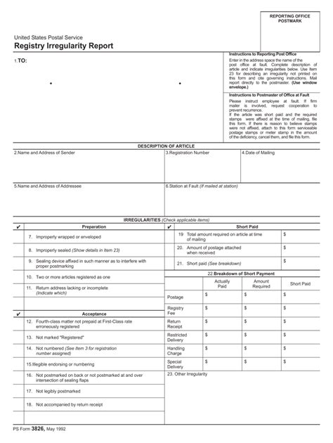 Ps Form 3831 Fill Out Sign Online DocHub