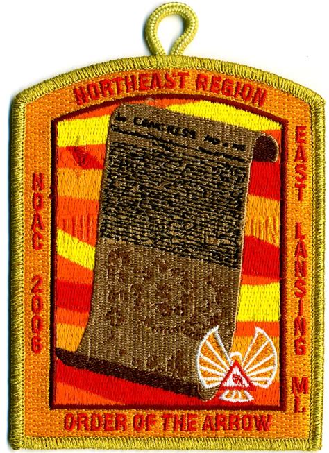 Northeast Region Order Of The Arrow Patches