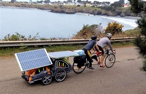 Solar Wagon Tandem Ebike And Solar Charging Trailer Bonkerfield