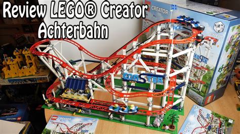 Große Lego Achterbahn Set 10261 Creator Expert Roller Coaster Test