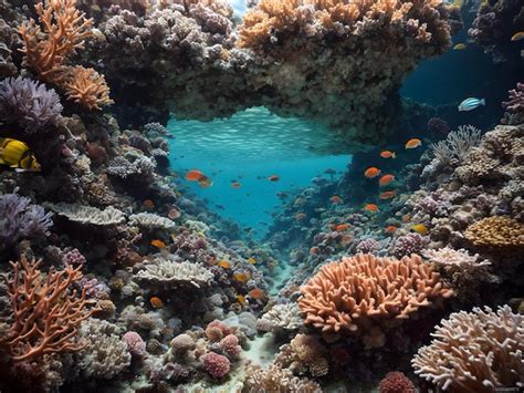 Los Arrecifes De Coral Submarinos Son Diversos Ecosistemas Formados Por