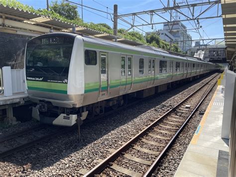 Jr東日本e233系電車 クハe233 6014 古淵駅 鉄道フォト・写真 By Abikoshiyさん レイルラボraillab