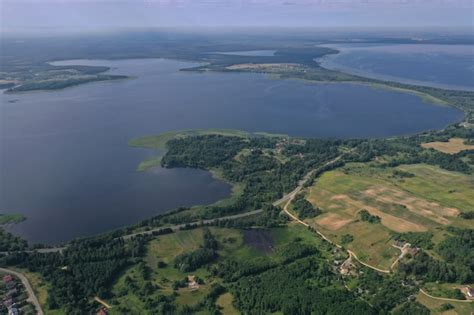 premium photo natural landscape top view