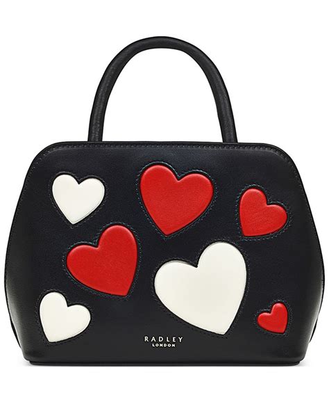 Radley London Valentines Mini Leather Grab Zip Top Tote Macys