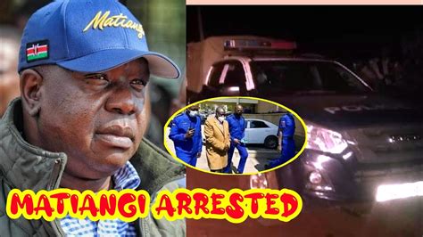 Former Interior Cs Fred Matiang I Arrested Today Police Raid Former