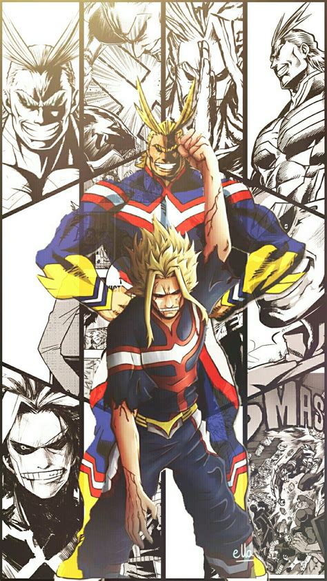 Boku No Hero “all Might” Fondo De Pantalla V2 Personajes De Anime Personajes De Dragon Ball