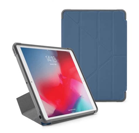 Pipetto Ipad Air 2019ipad Pro 105 Fodral Origami Shield Marinblå