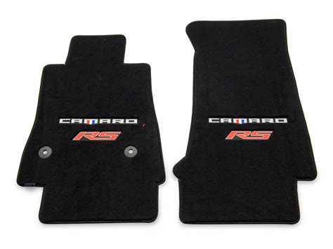 Lloyd Camaro Velourtex Front Floor Mats With Camaro And Red Rs Logo