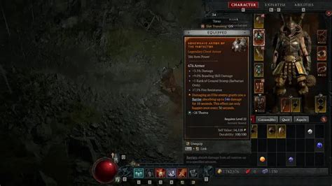 Barbarian Build Diablo 4 Best Build Skills Aspects Gear And Gems