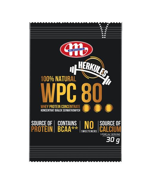 Koncentrat białek serwatkowych WPC 80 Herkules 30 g