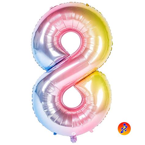 Cm Numero Mylar Arcobaleno Palloncini On Line