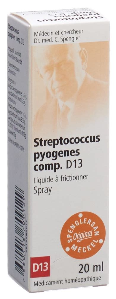 Spenglersan Streptococcus Pyogenes Comp Spray D Spray Classic Ml