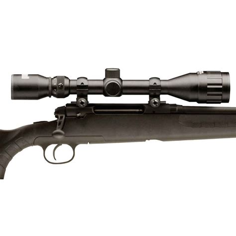 Savage Axis XP Scope Combo Bushnell 4-12x40mm Matte Black Bolt Action ...