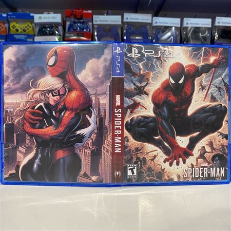 Игра "Spider Man / Человек паук" PS4 - Кастомная обложка для диска ...
