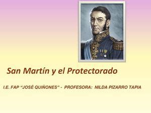 Calaméo SAN MARTÍN Y EL PROTECTORADO