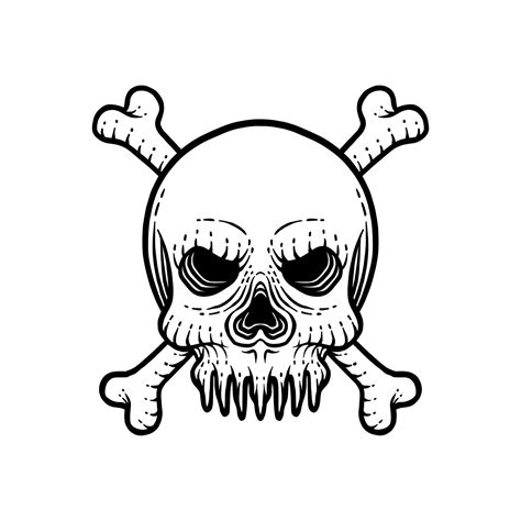 Danger Symbol Skull 13280328 Vector Art At Vecteezy