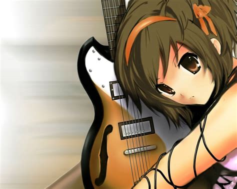 Anime Girl Guitar Wallpaper