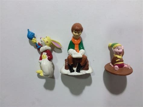 Figuras Sonrics Navidad Winnie The Pooh Y Amigos 9 Pzs MercadoLibre