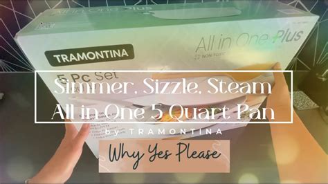 Tramontina 5 Quart All In One Pan Unboxing YouTube