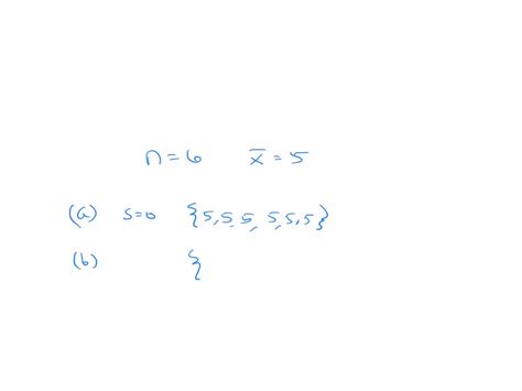 SOLVED Largest And Smallest Standard Deviation Using Only The Whole