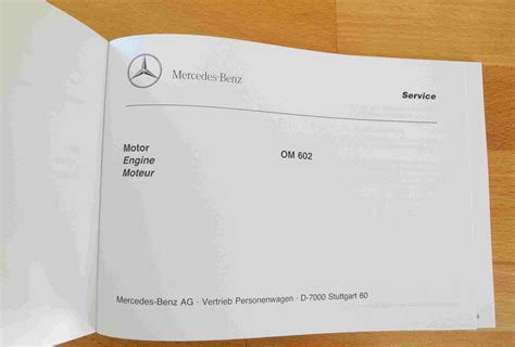 MB Neuteile Bildkatalog Teilekatalog Mercedes Benz OM602 6510450375