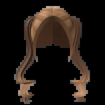 Cute Curly Front Long Pigtails In Caramel Roblox Item Rolimon S