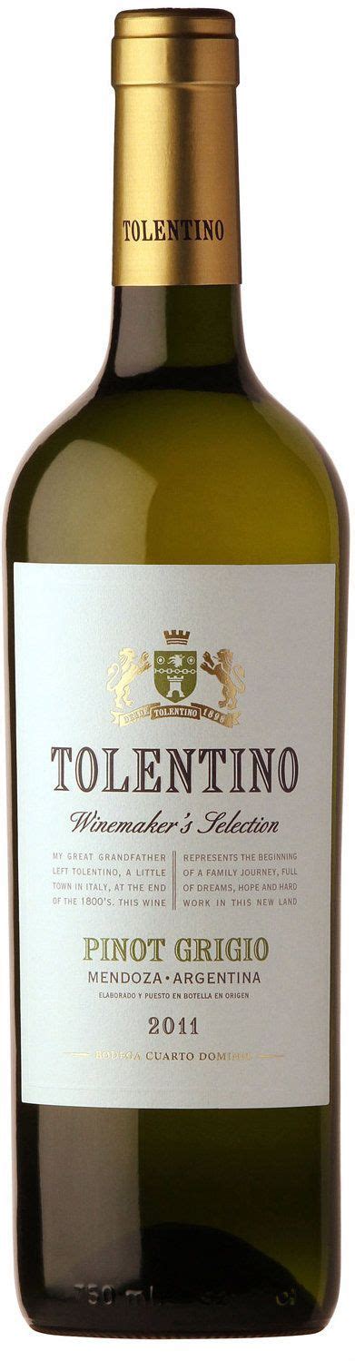 Tolentino Pinot Grigio Bodega Cuarto Dominio San Carlos