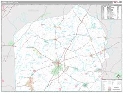 Adams County, PA Map (Premium Style)