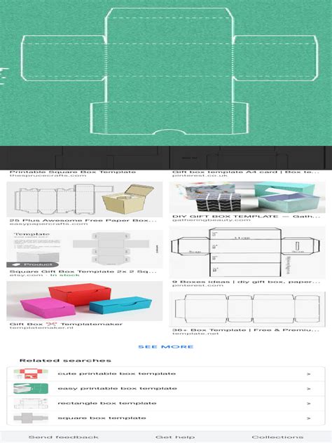 Printable Box Template - Google Search | PDF