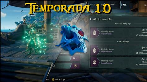 TODO SOBRE LA TEMPORADA 10 DE SEA OF THIEVES SERVIDORES PVE GREMIOS Y