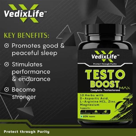Vedixlife - Testo Booster For Daily Wellness And Strength T-Booster ...
