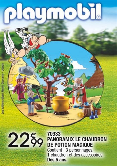 Promo Playmobil Panoramix Le Chaudron De Potion Magique Chez Cora