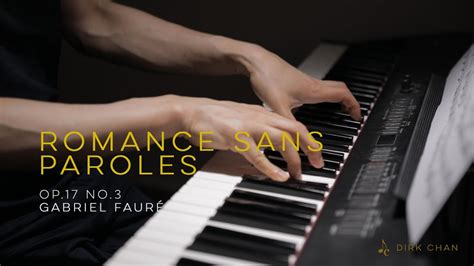 Faure Romance Sans Paroles Op No Piano In A Flat Major Songs