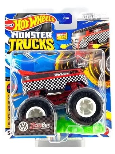 Hot Wheels Monster Trucks Vw Drag Bus Kombi Freestyle