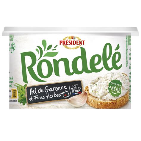 Fromage À Tartiner Ail De Garonne Et Fines Herbes RONDELE le pot de