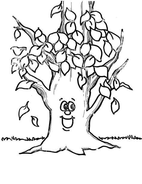 Free Printable Tree Coloring Pages For Kids