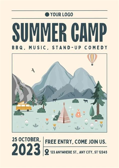 Film Camp Poster - Free & Premium Templates