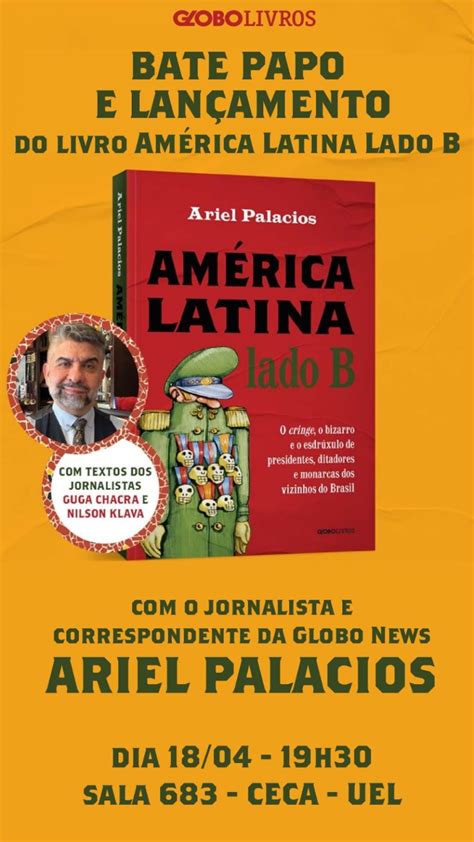 Ariel Palacios volta à UEL nesta quinta 18 para lançamento de livro