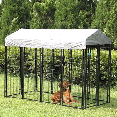 Jaxpety Large Outdoor Dog Kennel Cat Pet Shelter Waterproof Cover Shade