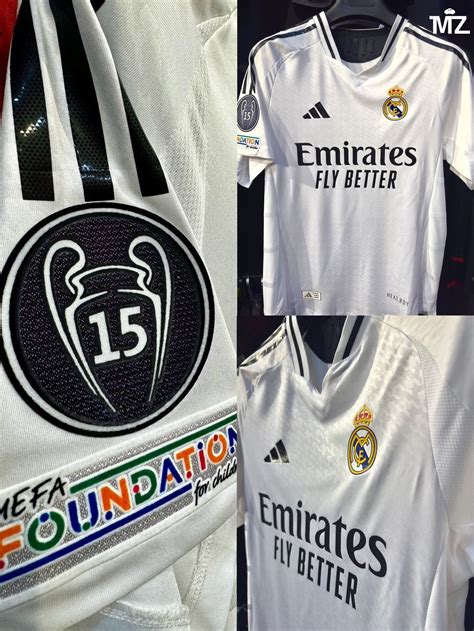 ¡con El Parche De Las 15 Champions Revelan Uniformes Del Real Madrid