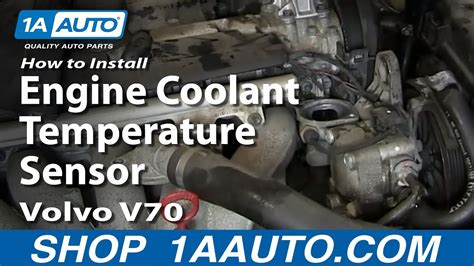 How To Install Replace Engine Coolant Temperature Sensor Volvo