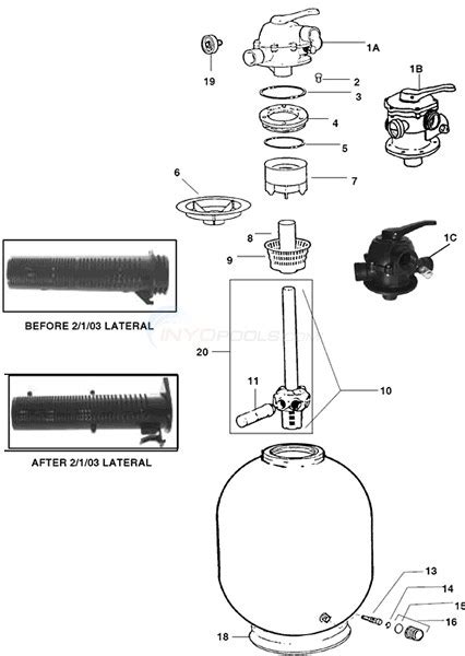 Jacuzzi Laser Sand Filter Parts