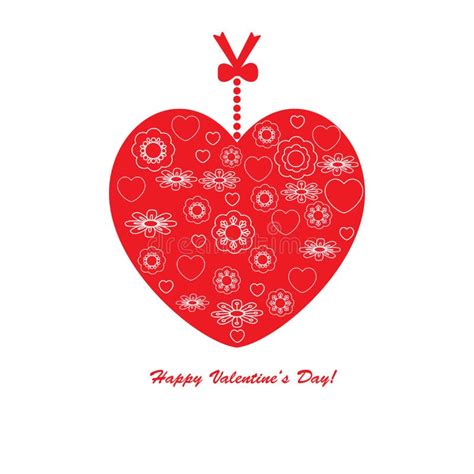 Valentines Day Greeting Card Stock Vector Illustration Of Amorous